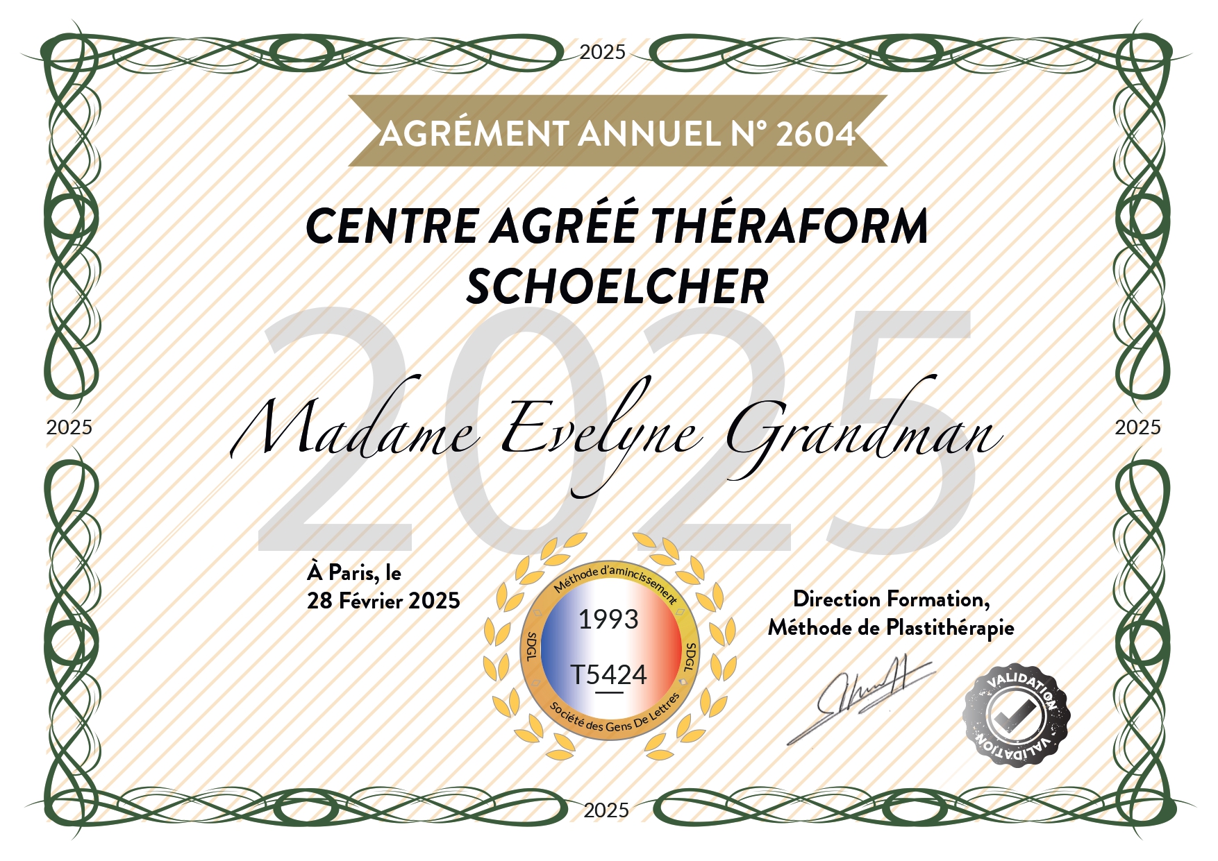 Diplôme Thérapeute Théraform